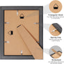 upsimples 8.5x11 Diploma Certificate Frame with High Definition Glass, 1 Pack Degree Document Frame for Wall and Tabletop, Picture Frame for Diploma, Degree, Photos, Mahogany with Gold Beads