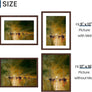 ENJOYBASICS 12x16 Picture Frame, Display Poster 9x12 with Mat or 12 x 16 Without Mat, Wall Gallery Photo Frames, Brown, 2 Pack