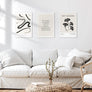 upsimples 12x18 Picture Frame White 3 Pack, Scratch-Proof Poster Frames 12 x 18 for Photo Gallery - Slide-In Strips, Horizontal or Vertical Wall Mounting