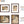 upsimples 8x10 Picture Frame Set of 5, Display Pictures 5x7 with Mat or 8x10 Without Mat, Wall Gallery Photo Frames, Brown