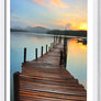 Sindcom 16x24 Poster Frame 3 Pack, Picture Frames with Detachable Mat for 14x20 Prints, Horizontal and Vertical Hanging Hooks for Wall Mounting, White Photo Frame for Gallery Home Décor