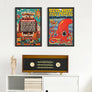 upsimples 12x18 Poster Frame, Wall Gallery Picture Frames with Engineered Wood, Black 1 Pack