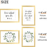 upsimples 8x12 Picture Frame Set of 5,Display Pictures 6x8 with Mat or 8x12 Without Mat,Wall Gallery Photo Frames, Gold