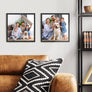 upsimples 12x12 Picture Frame, Wall Gallery Square Frames with Engineered Wood, Black 1 Pack