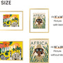 upsimples 16x20 Picture Frame Set of 5, Display Pictures 11x14 with Mat or 16x20 Without Mat, Wall Gallery Poster Frames, Gold
