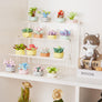 upsimples Acrylic Riser Display Shelf, 4 Tier Perfume Organizer & Decoration, Clear Display Stand for Funko Pop & Collection, Cupcake Holder, Cologne Stand, 12x9 in Makeup Organizer, 2pack