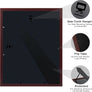 upsimples 11x14 Diploma Frame Certificate Degree Document Frame with High Definition Glass, 3 Pack Diploma Frames 8.5 x 11 with mat for Wall and Tabletop, Mahogany blue Double Mat