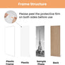 upsimples 20x30 Frame White 3 Pack, Poster Frames 20 x 30 for Horizontal or Vertical Wall Mounting, Scratch-Proof Wall Gallery Photo Frame