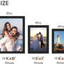 upsimples 10 Pack Picture Frames Collage Wall Decor, Gallery Wall Frame Set for Wall Mounting or Tabletop Display, Multi Sizes Including 8x10, 5x7, 4x6 Family Photo Frames, Black