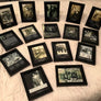 upsimples 5x7 Picture Frame with Real Glass,Bulk Photo Frames for Wall or Tabletop Display,Set of 17,Black