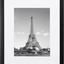 upsimples 9x12 Picture Frame, Display Pictures 6x8 with Mat or 9x12 Without Mat, Wall Hanging Photo Frame, Black, 1 Pack