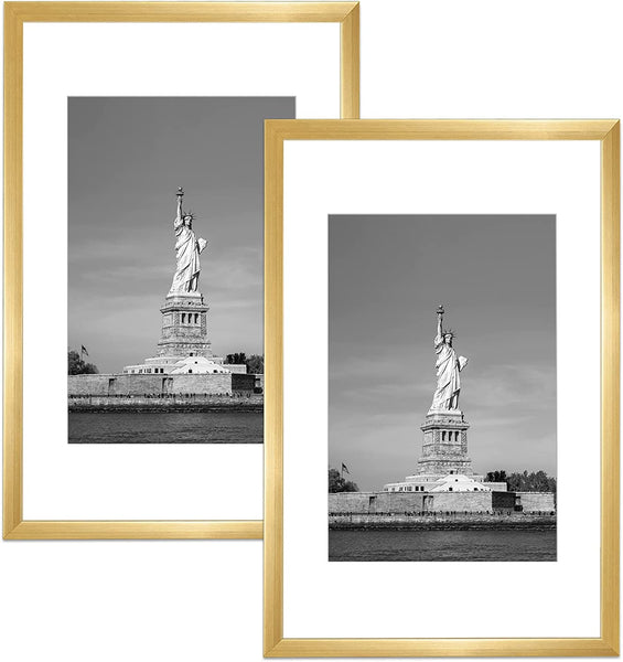 ENJOYBASICS 16x20 Picture Frame Gold Poster Frame, Display