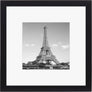 upsimples 8x8 Picture Frame, Display Pictures 4x4 with Mat or 8x8 Without Mat, Wall Hanging Photo Frame, Black, 1 Pack