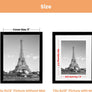 upsimples 11x14 Picture Frame, Display Pictures 8x10 with Mat or 11x14 Without Mat, Wall Hanging Photo Frame, Black, 1 Pack