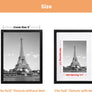 upsimples 9x12 Picture Frame, Display Pictures 6x8 with Mat or 9x12 Without Mat, Wall Hanging Photo Frame, Black, 1 Pack