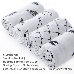 muslin swaddle blanket multi-use
