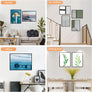 upsimples 18x24 Frame Black 3 Pack, Poster Frames 18 x 24 for Horizontal or Vertical Wall Mounting, Scratch-Proof Wall Gallery Photo Frames