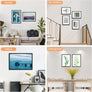 upsimples 12x16 Picture Frame, Display Pictures 8.5x11 with Mat or 12x16 Without Mat, Wall Hanging Photo Frame, Black, 1 Pack