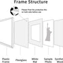 ENJOYBASICS 16x20 Picture Frame Black Poster Frame,Display Pictures 11x14 with Mat or 16x20 Without Mat,Wall Gallery Photo Frames,2 Pack