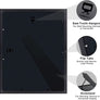 upsimples 11x14 Diploma Frame Certificate Degree Document Frame with High Definition Glass, 2 Pack Diploma Frames 8.5 x 11 with mat for Wall and Tabletop, Black Double Mat