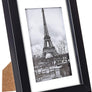 upsimples 5x7 Picture Frame Set of 10,Display Pictures 4x6 with Mat or 5x7 Without Mat,Multi Photo Frames Collage for Wall or Tabletop Display,Black
