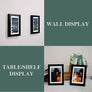 upsimples 5x7 Picture Frame Set of 10,Display Pictures 4x6 with Mat or 5x7 Without Mat,Multi Photo Frames Collage for Wall or Tabletop Display,Black