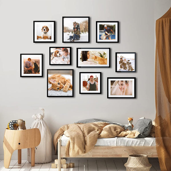 upsimples 6x6 Picture Frame Made of High Definition Glass, Display