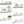 upsimples Floating Shelves for Wall, Wall Shelves for Decor Storage Set of 6, Wall Mounted Wood Shelf for Bedroom, Living Room, Bathroom, Kitchen, 23.6 inch Long Picture Ledge Shelf, White