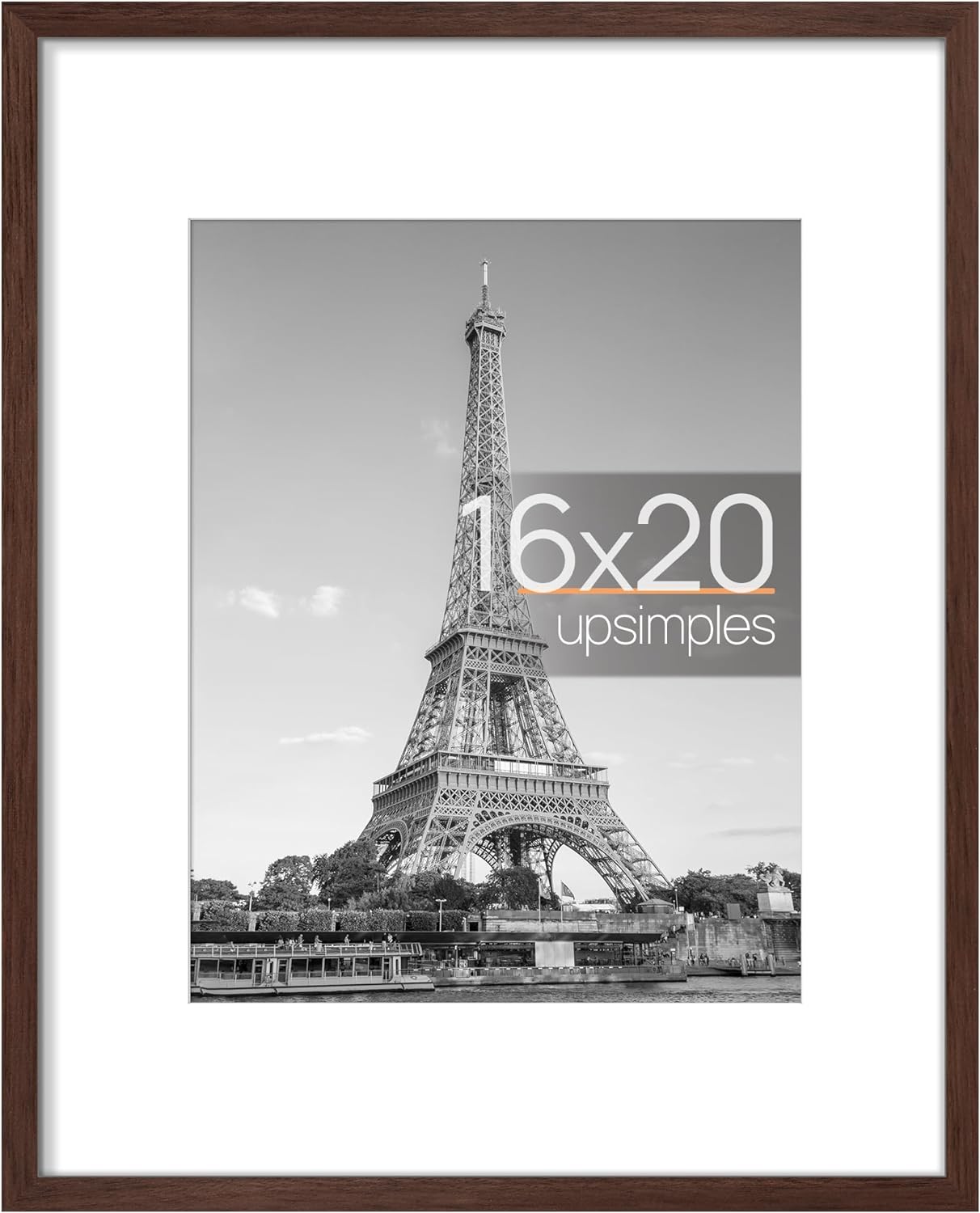 ENJOYBASICS 16x20 Picture Frame, Display Poster 11x14 with Mat or