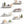 upsimples Floating Shelves for Wall, Wall Shelves for Decor Storage Set of 6, Wall Mounted Wood Shelf for Bedroom, Living Room, Bathroom, Kitchen, Picture Ledge Shelf, Rustic White