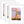 upsimples 8.5x11 Picture Frame Set of 3, Made of High Definition Glass for 6x8 with Mat or 8.5x11 Without Mat, Wall Mounting Photo Frames, White