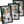 upsimples 4x6 Picture Frame Set of 3, Made of High Definition Glass for 4x 6 Black Frames, Wall and Tabletop Display Thin Border Photo Frame for Home Décor