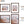 upsimples 11x14 Picture Frame Set of 3, Made of High Definition Glass for 8x10 with Mat or 11x14 Without Mat, Wall and Tabletop Display Photo Frames, Brown