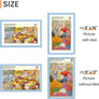upsimples 11x17 Picture Frame, Display Pictures 9x15 with Mat or 11 x 17 Without, Wall Hanging Poster Frames, Blue, 1 Pack