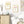 upsimples 8x12 Picture Frame Set of 5,Display Pictures 6x8 with Mat or 8x12 Without Mat,Wall Gallery Photo Frames, Gold
