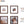 upsimples 8x8 Picture Frame, Display Pictures 4x4 with Mat or 8x8 Without Mat, Wall Hanging Photo Frame, Brown, 1 Pack