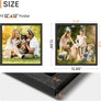 upsimples 12x12 Picture Frame, Wall Gallery Square Frames with Engineered Wood, Black 1 Pack