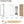 upsimples 11x14 Picture Frame Set of 5, Display Pictures 8x10 with Mat or 11x14 Without Mat,Wall Gallery Photo Frames, Silver