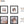 upsimples 8x8 Picture Frame Set of 10, Display Pictures 5x5 with Mat or 8x10 Without, Multi Photo Frames Collage for Wall or Tabletop Display, Black