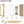 upsimples 8x12 Picture Frame Set of 5,Display Pictures 6x8 with Mat or 8x12 Without Mat,Wall Gallery Photo Frames, Gold