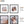 upsimples 12x12 Picture Frame Set of 10, Display Pictures 8x8 with Mat or 12x12 Without, Multi Photo Frames Collage for Wall or Tabletop Display, Black