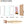 upsimples 5x7 Picture Frame Set of 3, Made of High Definition Glass for 4x6 with Mat or 5x7 Without Mat, Wall and Tabletop Display Photo Frames, White