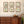 upsimples 8x8 Picture Frame, Display Pictures 4x4 with Mat or 8x8 Without Mat, Wall Hanging Photo Frame, Brown, 1 Pack