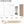 upsimples 8x12 Picture Frame Set of 5,Display Pictures 6x8 with Mat or 8x12 Without Mat,Wall Gallery Photo Frames, White