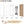 upsimples 16x20 Picture Frame Set of 5,Display Pictures 11x14 with Mat or 16x20 Without Mat,Wall Gallery Poster Frames,White