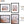 upsimples 11x14 Picture Frame Set of 10, 8x10 with Mat or 11x14 Without Mat, Multi Photo Frames Collage for Wall or Tabletop Display, Black