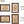 upsimples 4x6 Picture Frame Set of 10, Display Pictures 3.5x5 with Mat or 4x6 Without Mat, Multi Photo Frames Collage for Wall or Tabletop Display, Real Glass, Brown