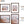 upsimples 11x14 Picture Frame Set of 5, Display Pictures 8x10 with Mat or 11x14 Without Mat, Wall Gallery Photo Frames, Brown