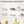 upsimples Floating Shelves for Wall, Wall Shelves for Decor Storage Set of 6, Wall Mounted Wood Shelf for Bedroom, Living Room, Bathroom, Kitchen, Picture Ledge Shelf, Rustic White
