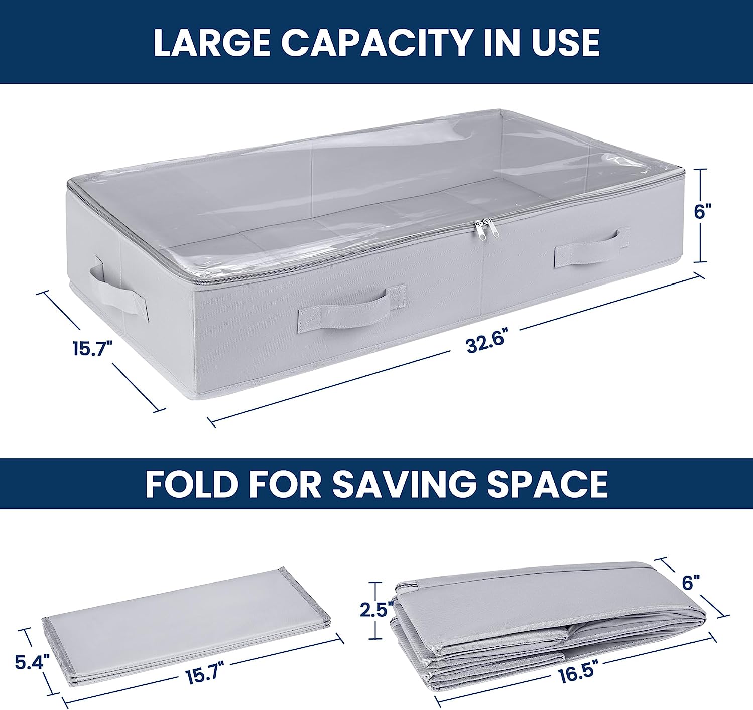 ENJOYBASICS Shoe Storage Boxes, 5 Pack Clear Shoe Boxes Stackable